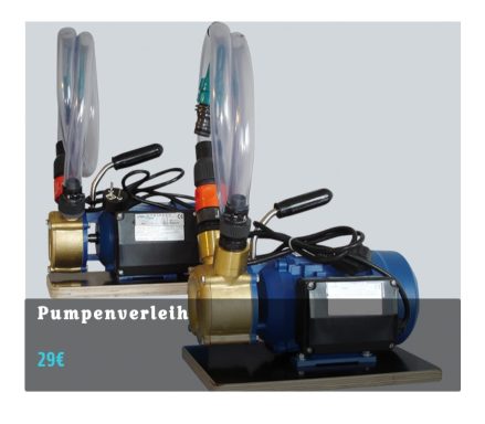Pumpenverleih